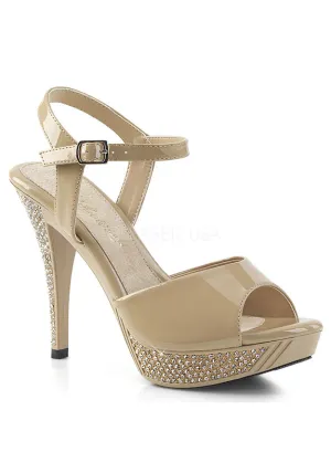 4 1/2" Heel, 1" PF Ankle Strap Sandal W/ RS