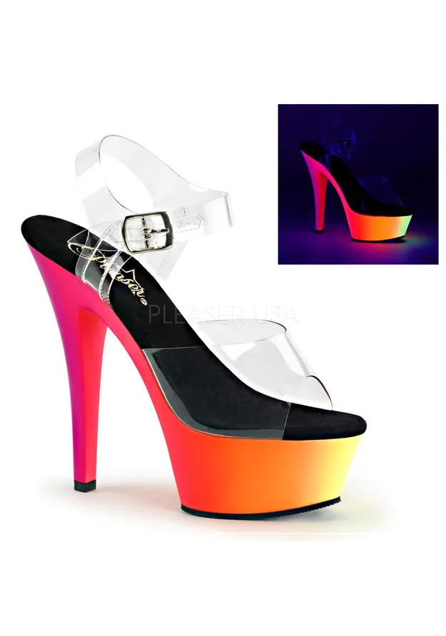 6" Heel, 1 3/4" PF Ankle Strap Sandal