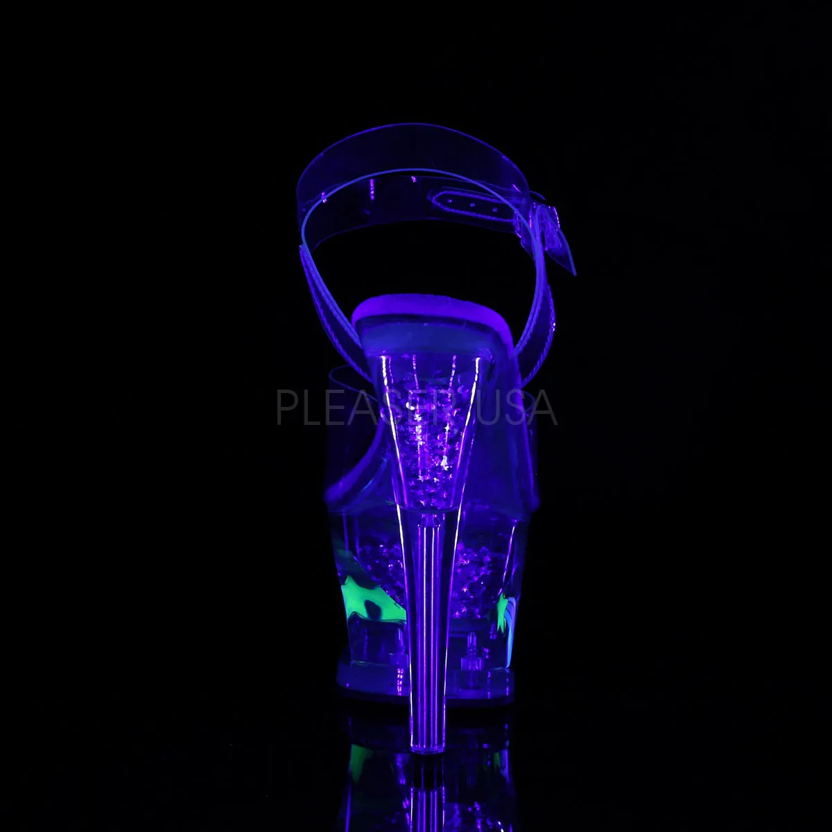 7 Inch Heel MOON-708RSS Clear
