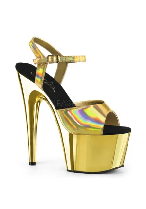 7" Heel, 2 3/4" PF Ankle Strap Sandal