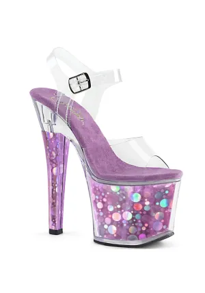 7" Heel, 3 1/4" PF Ankle Strap Sandal