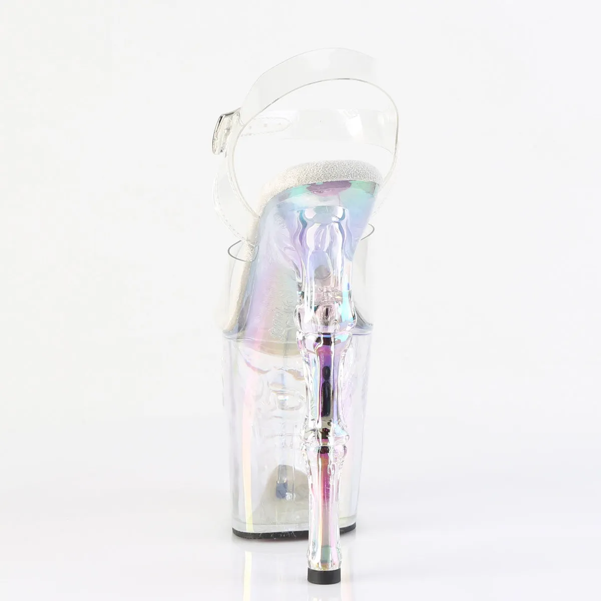 8 Inch Heel RAPTURE-808HT Clear Holo Tinted