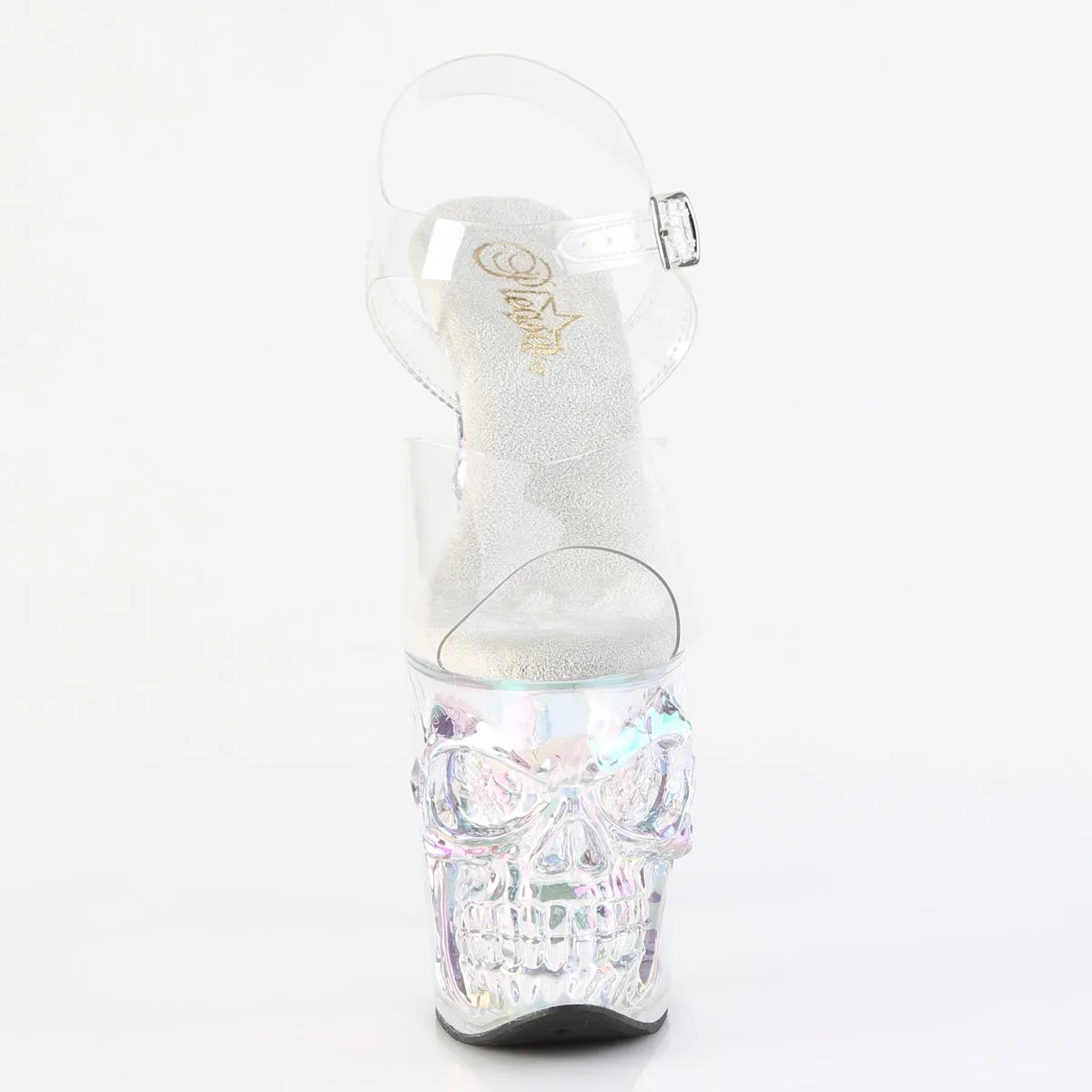 8 Inch Heel RAPTURE-808HT Clear Holo Tinted