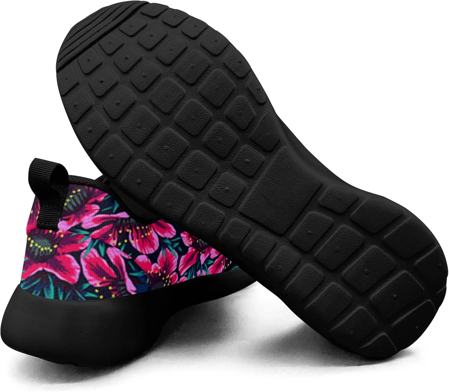 Abstract Floral Shoes for Women Walking Running Athletic Lightweight Shoes Comfortable Tennis Sports Sneaker Gifts