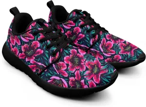 Abstract Floral Shoes for Women Walking Running Athletic Lightweight Shoes Comfortable Tennis Sports Sneaker Gifts