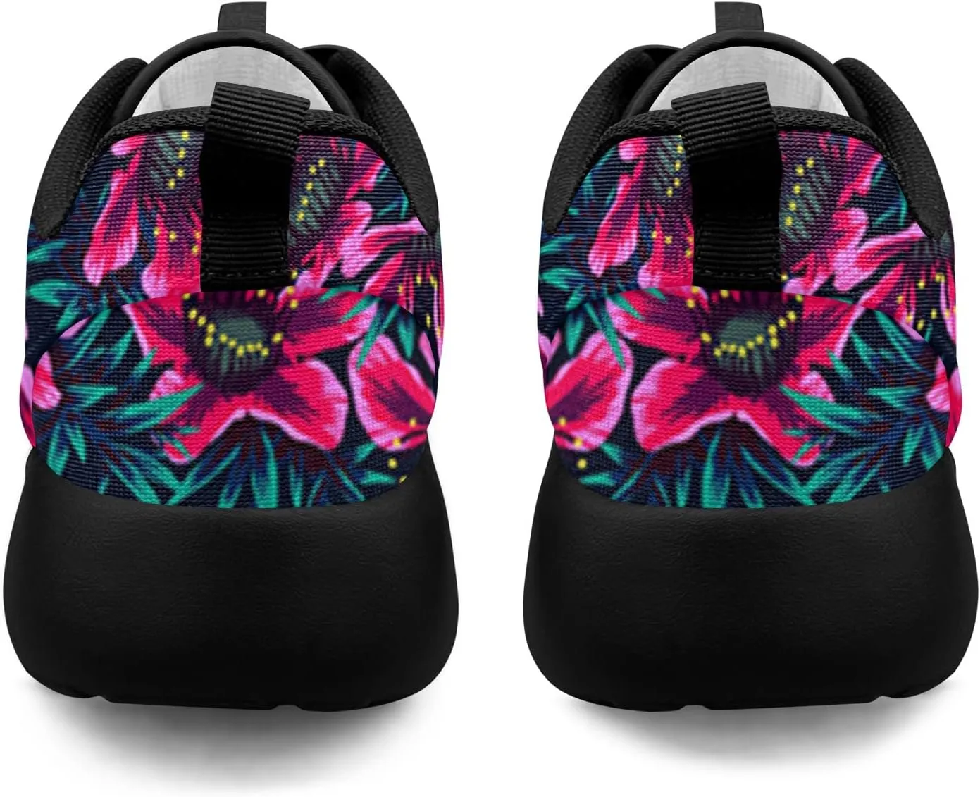 Abstract Floral Shoes for Women Walking Running Athletic Lightweight Shoes Comfortable Tennis Sports Sneaker Gifts