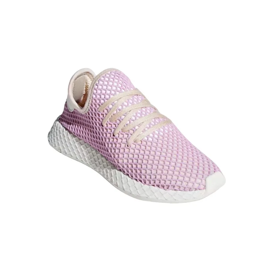 Adidas Originals Womens Deerupt Athletic Sneakers Linen Lilac Purple B37600 SZ 9
