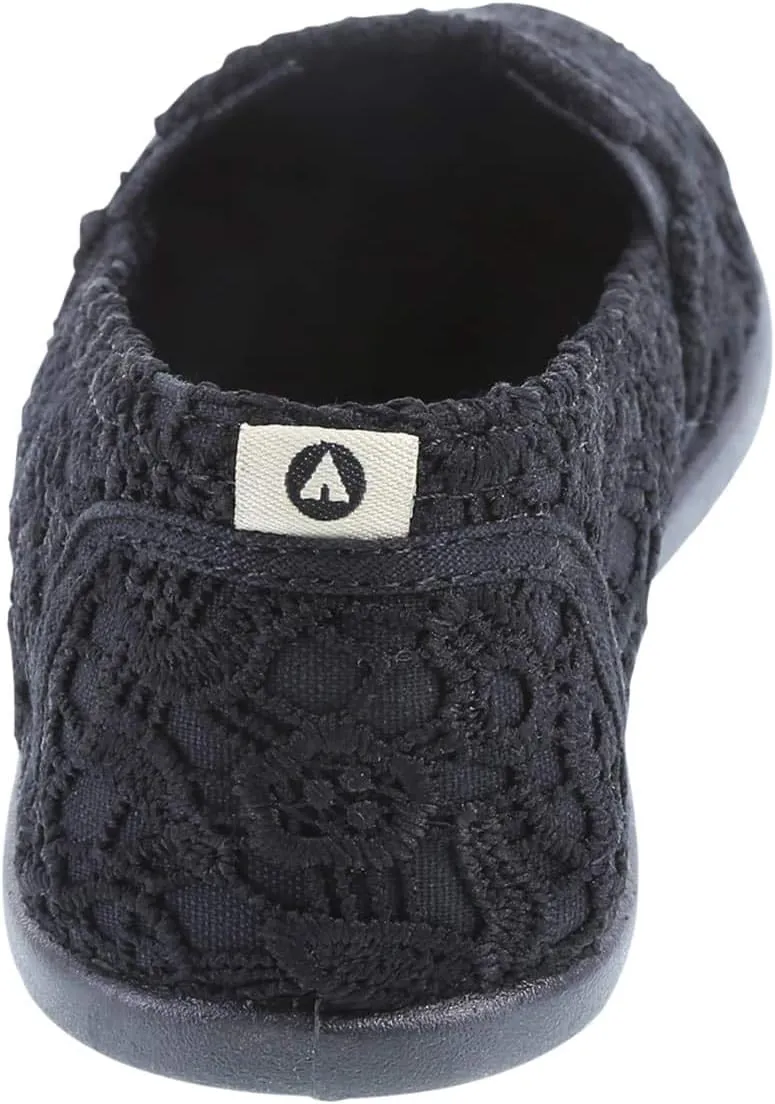 Airwalk Women's Cream Floral Crochet Women's Dream Slip-On