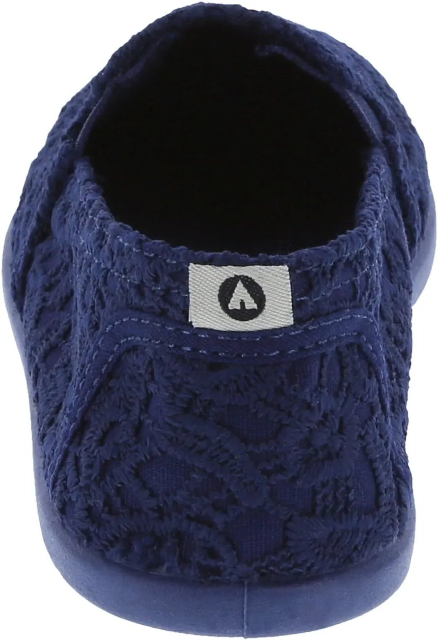 Airwalk Women's Cream Floral Crochet Women's Dream Slip-On