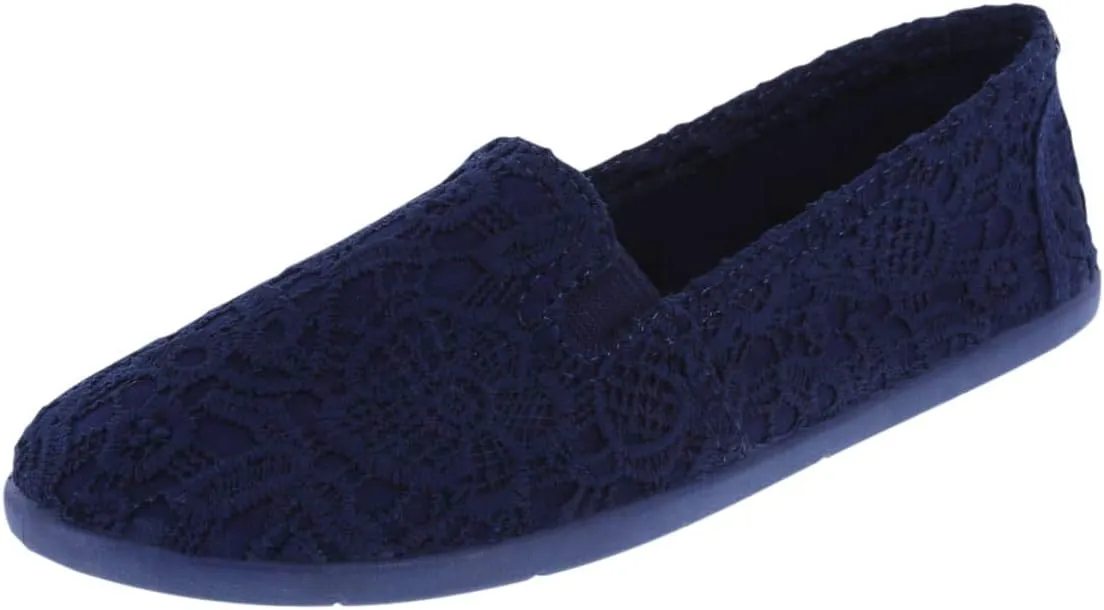 Airwalk Women's Navy Floral Crochet Dream Slip-On 7.5 Regular