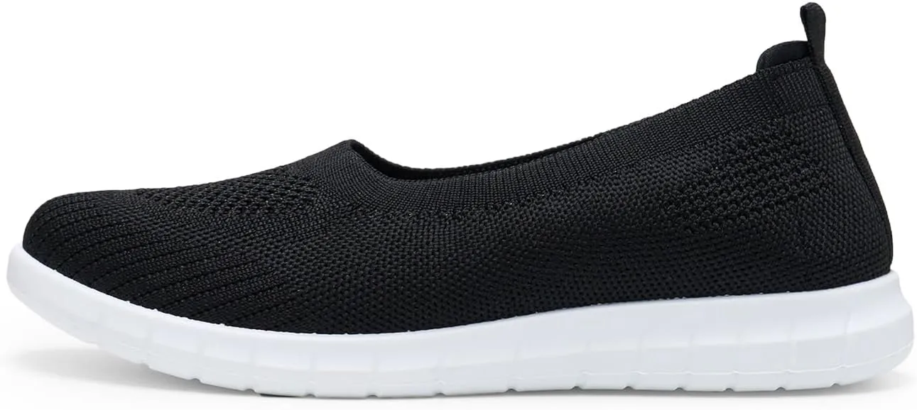 Alexis Leroy Women's Mesh-Comfortable Athletic Walking Shoes Slip On Casual Sneakers