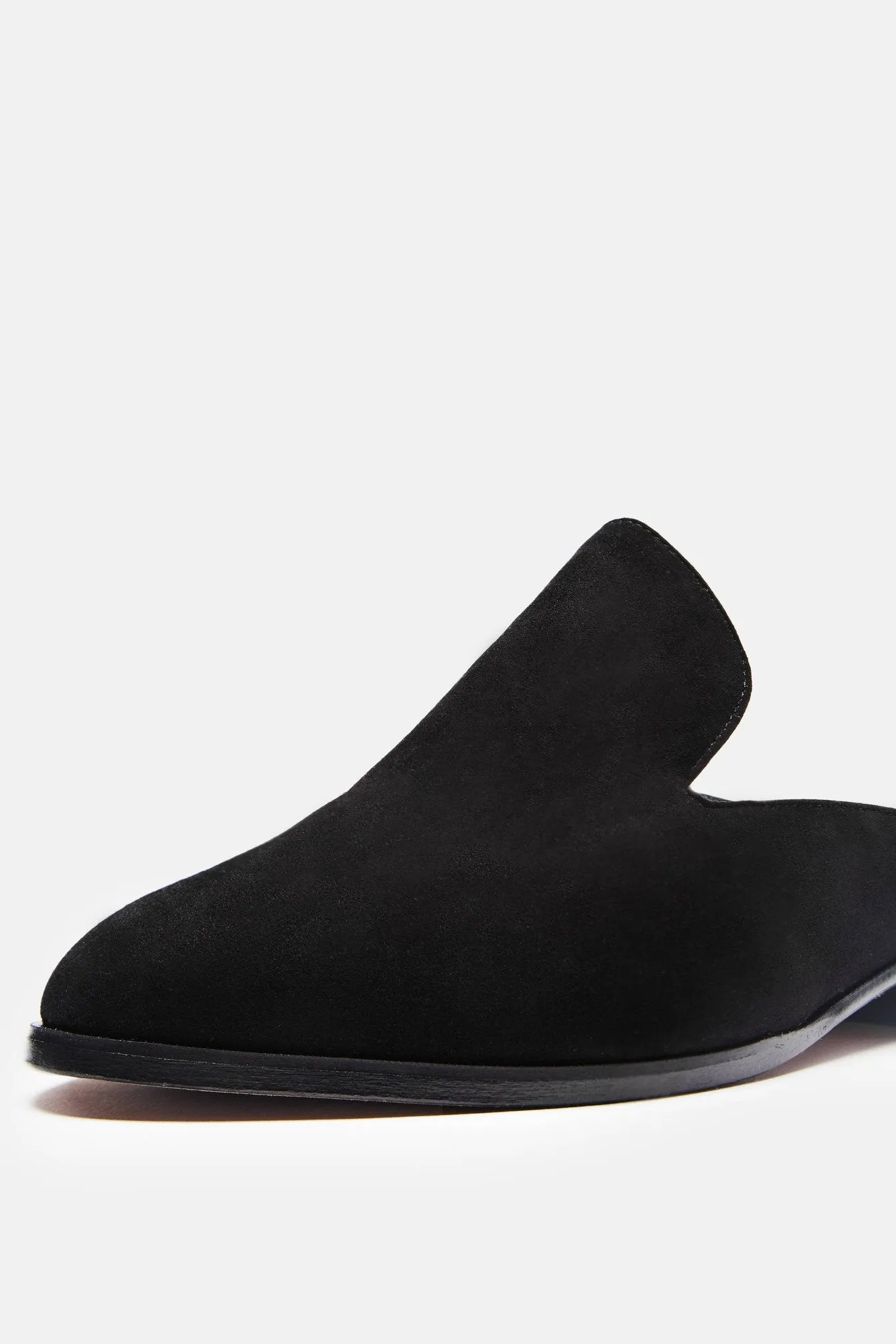 Alice Mule - Black Suede