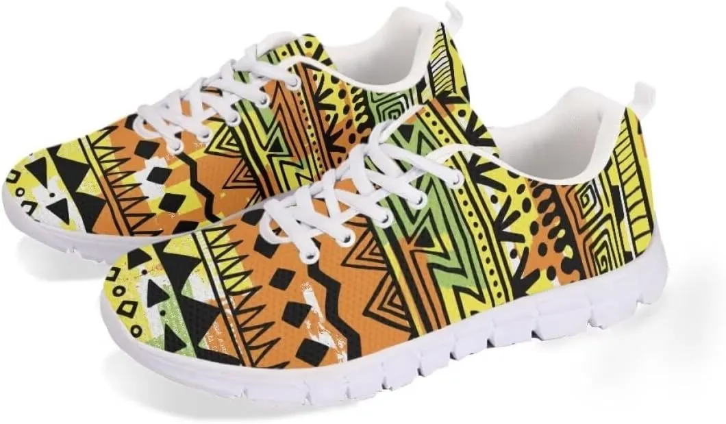 AmzPrint Womens Mens Casual Slip On Sneakers Fashion Mesh White Sole Cheetah Print Shoes for Women Men Walking Shoes Size 9