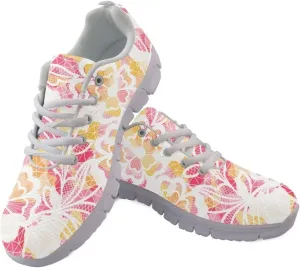 AmzPrint Womens Mens Casual Slip On Sneakers Fashion Mesh White Sole Cheetah Print Shoes for Women Men Walking Shoes Size 9