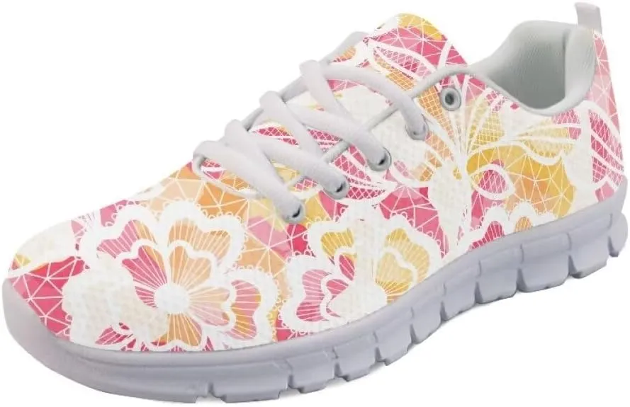 AmzPrint Womens Mens Casual Slip On Sneakers Fashion Mesh White Sole Cheetah Print Shoes for Women Men Walking Shoes Size 9