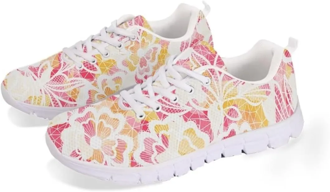 AmzPrint Womens Mens Casual Slip On Sneakers Fashion Mesh White Sole Cheetah Print Shoes for Women Men Walking Shoes Size 9