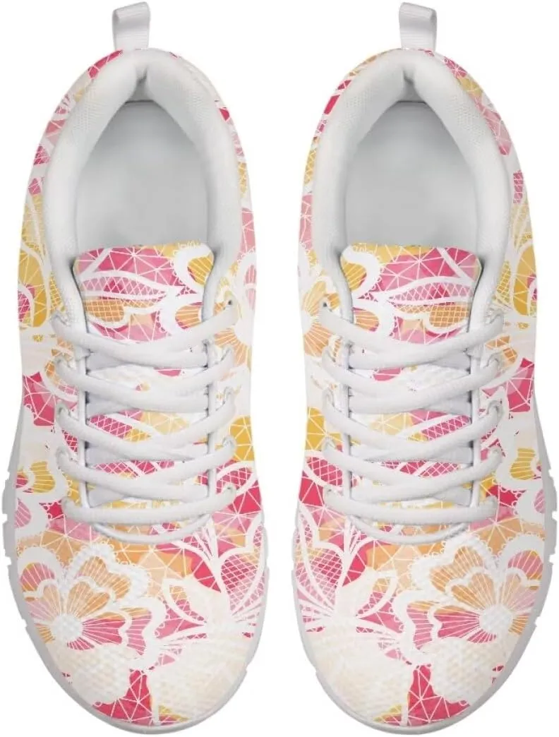 AmzPrint Womens Mens Casual Slip On Sneakers Fashion Mesh White Sole Cheetah Print Shoes for Women Men Walking Shoes Size 9