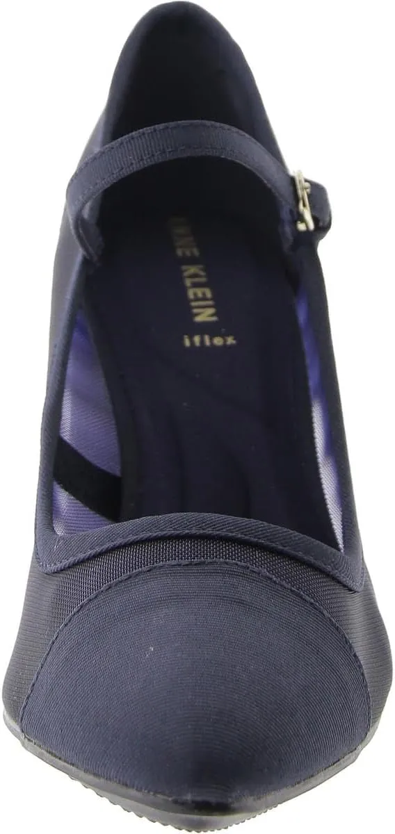 Anne Klein Womens AKBryant Closed Toe Pumps Block Heels