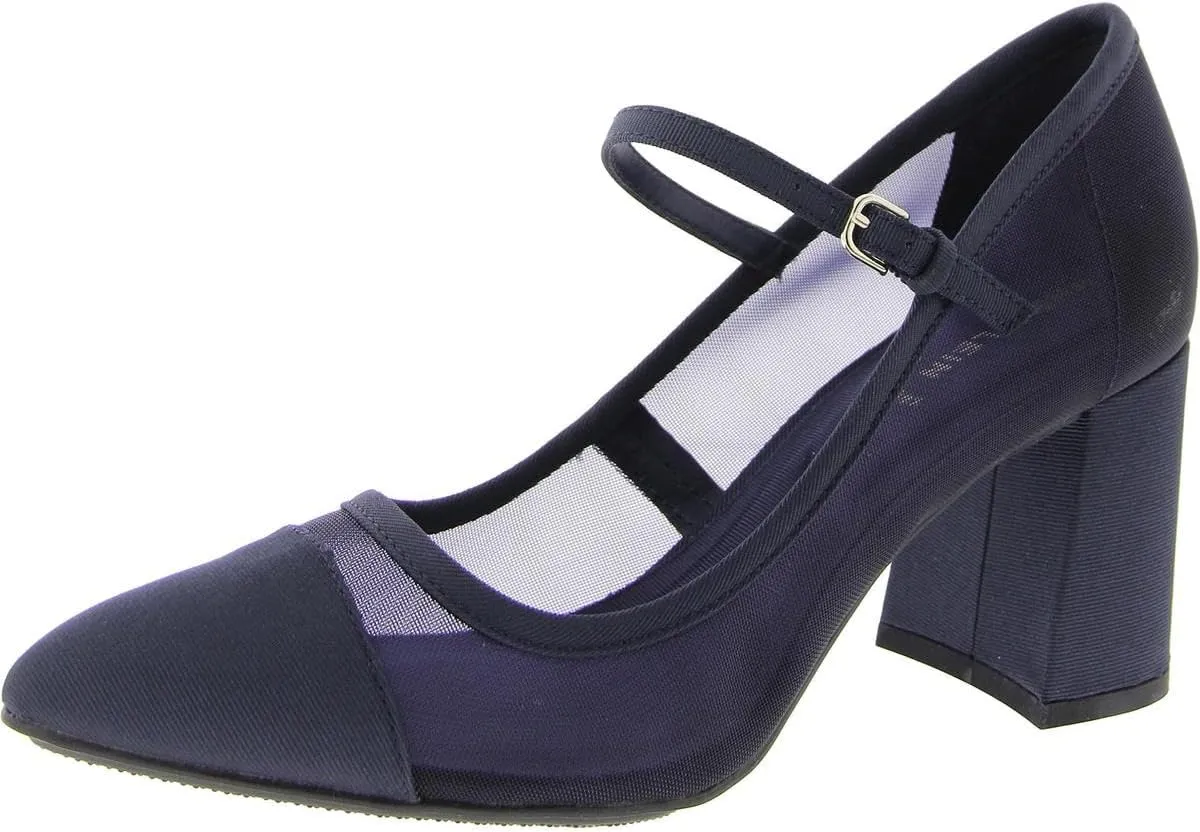 Anne Klein Womens AKBryant Closed Toe Pumps Block Heels