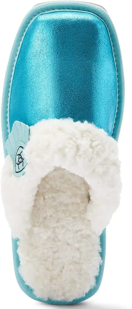 ARIAT Women's Indoor & Outdoor Rubber Bottom Jackie Square Toe Slippers-Exotic Colors