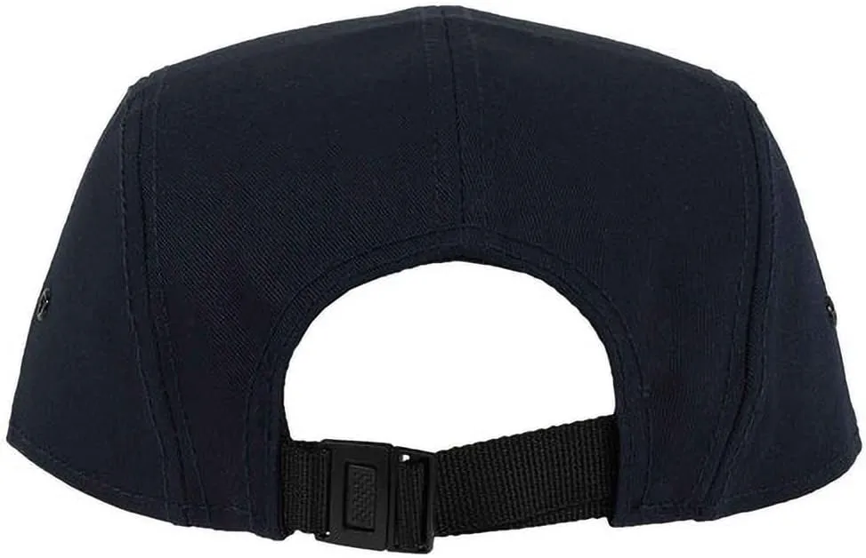 Ashen Fane 5 Panel Superior Cotton Twill Square Flat Visor Adjustable Camper Hat