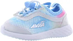 Avia Avi Spirit Slip On Girls' Sneakers - Lightweight Tennis, Athletic, Running Shoes for Girls - Toddler, Little Kid, and Big Kid Sizes 11 to 6
