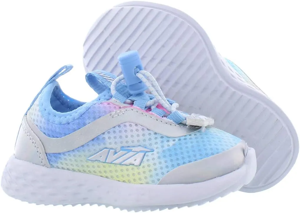Avia Avi Spirit Slip On Girls' Sneakers - Lightweight Tennis, Athletic, Running Shoes for Girls - Toddler, Little Kid, and Big Kid Sizes 11 to 6