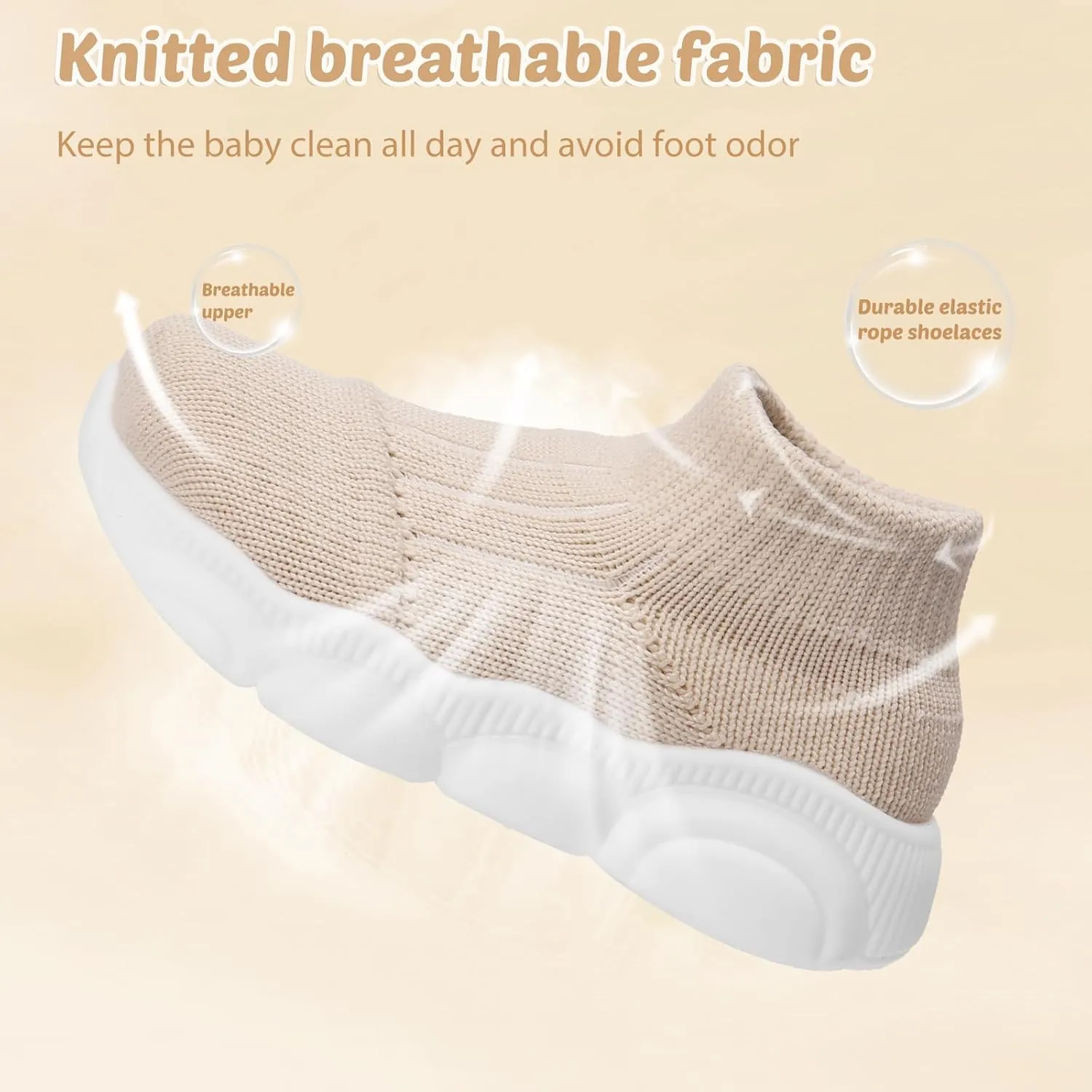 Baby Boy Girl First Walking Shoes Toddler Infant Mesh Sneakers Breathable Lightweight Non-slip Rubber Sole Summer