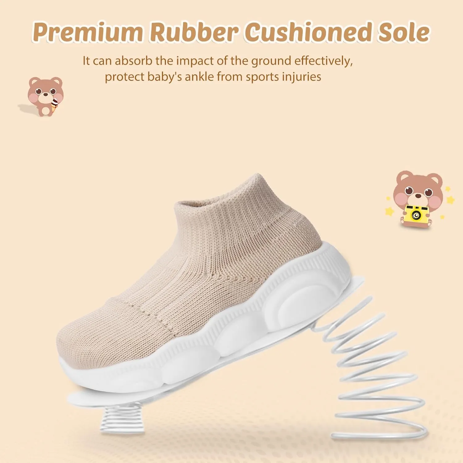 Baby Boy Girl First Walking Shoes Toddler Infant Mesh Sneakers Breathable Lightweight Non-slip Rubber Sole Summer