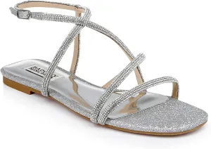 Badgley Mischka Women's Ivie Flat Sandal