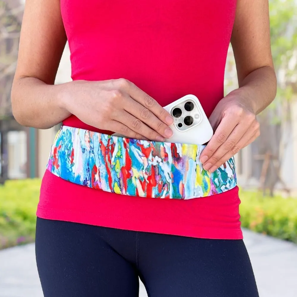 BANDI Running Belt for Women – Waist Fanny Pack Hands Free Way to Carry Phone, Passport, Keys, ID, Money & Everyday Essentials Made in the USA