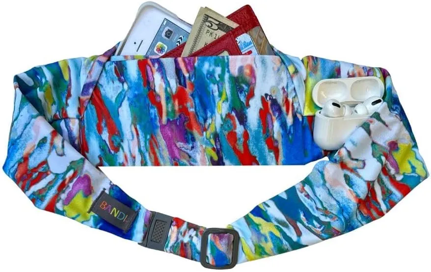 BANDI Running Belt for Women – Waist Fanny Pack Hands Free Way to Carry Phone, Passport, Keys, ID, Money & Everyday Essentials Made in the USA