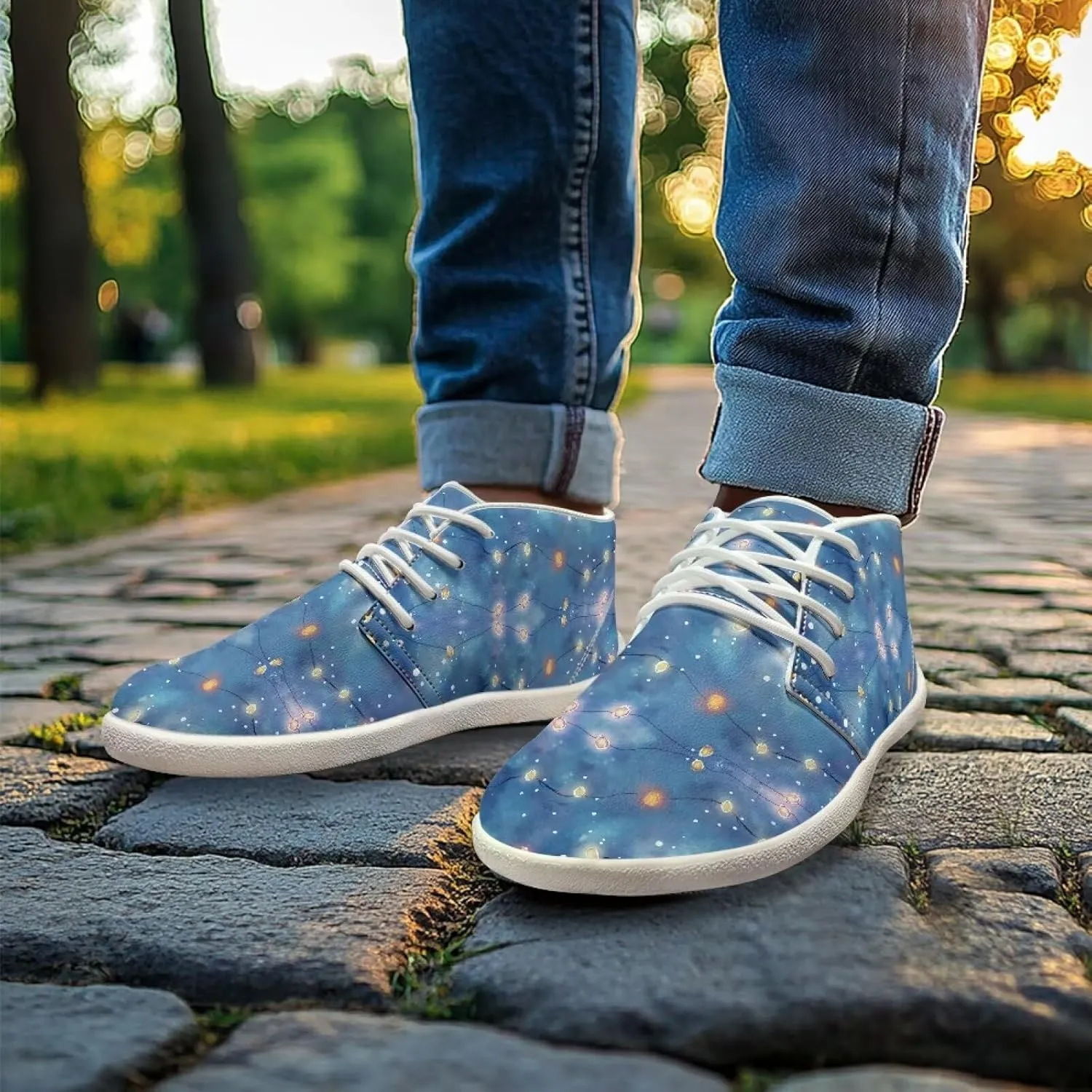 Barefoot Slip Shoes Men Minimalist Workout Sneakers Comfort Wide Toe Box Slip On Breathable Mesh Shoes for Party US 5-14 White Sole