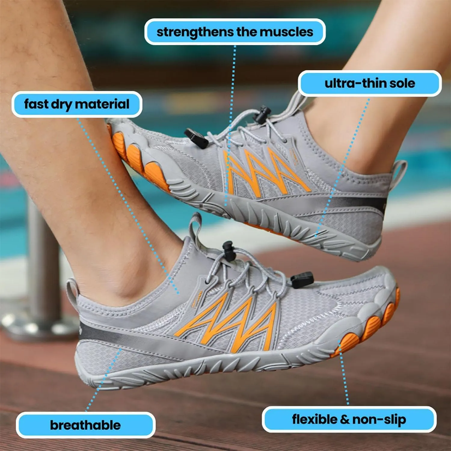BareStep Active Shoes Men Barefoot Running Shoes Bareway Slip On Minimalist Cross Training Shoes for Women&Men