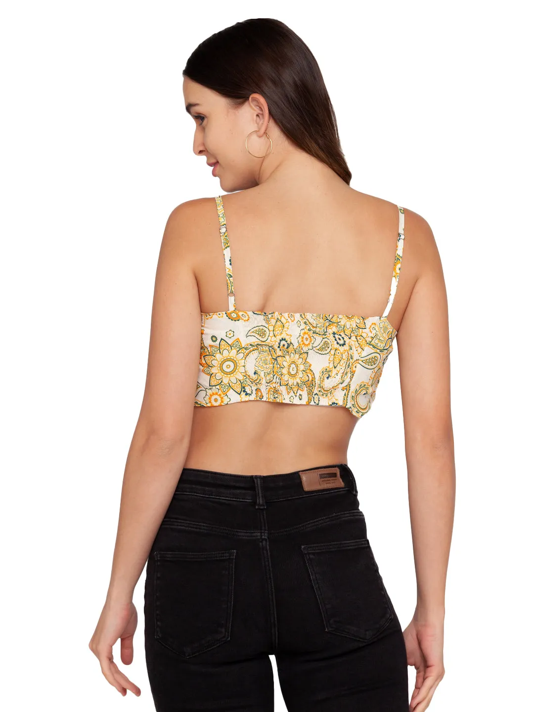 Beach Printed Strappy Top