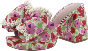 Betsey Johnson Women's Maccie Heeled Sandal
