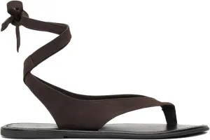 Black Ankle Strappy Thong Sandals for Women Cute Suede Flat Sandals Ladies Summer Dressy Beach Flip Flops Sandals
