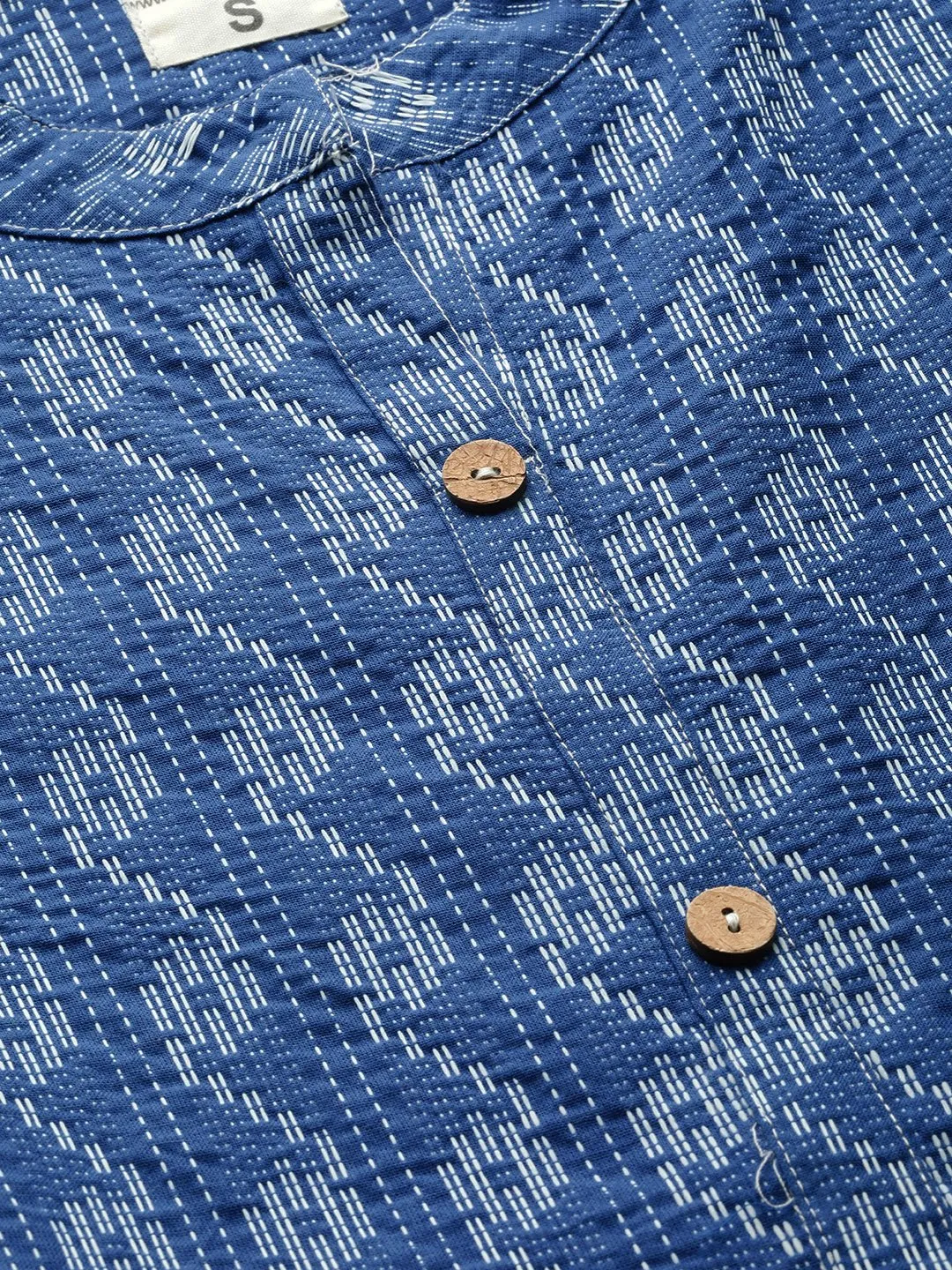 Blue Kantha Dress