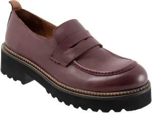 Bueno Annie Womens Slip On 37 M EU Merlot