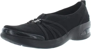 Bzees Womens Rosie Shimmer Slip-On