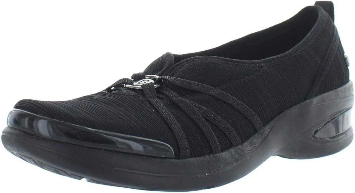 Bzees Womens Rosie Shimmer Slip-On