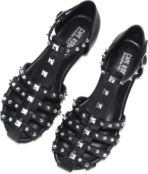 Cape Robbin Elowyn Sandals Slides for Women, Studded Womens Mules Slip On Shoes
