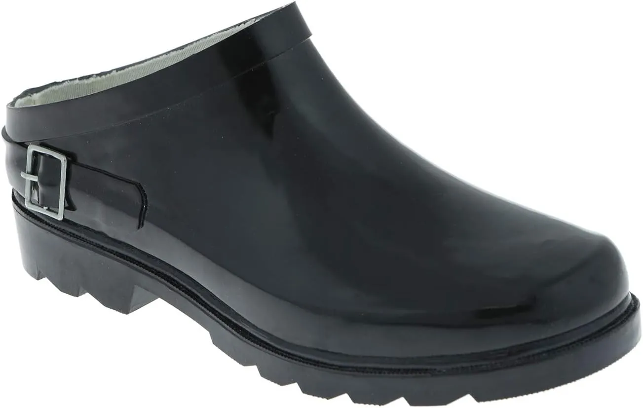 Capelli New York Ladies Modern Printed Slip On Rain Clogs