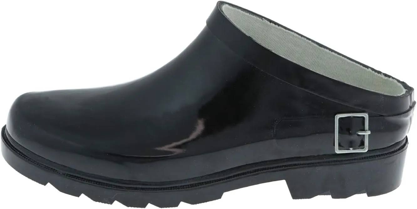 Capelli New York Ladies Modern Printed Slip On Rain Clogs