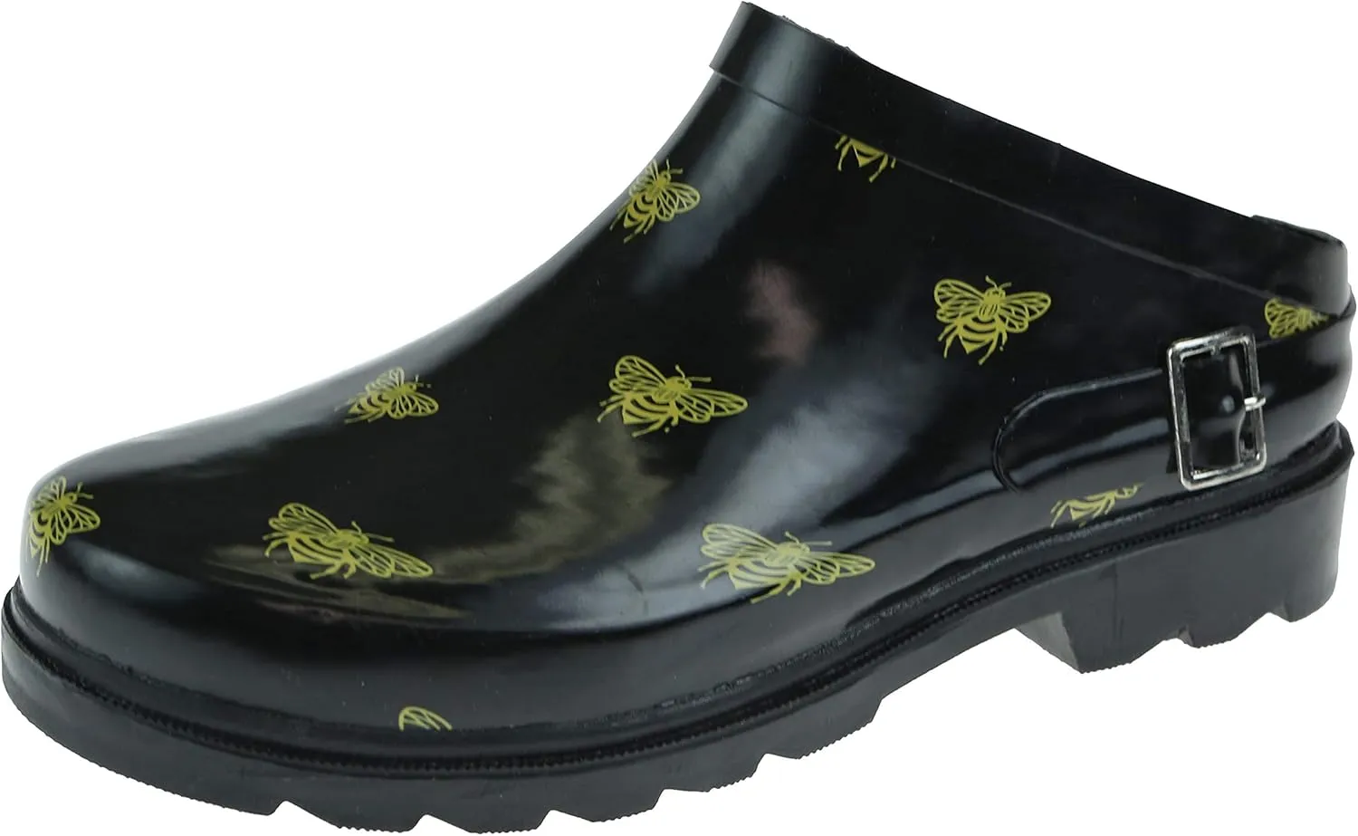Capelli New York Ladies Modern Printed Slip On Rain Clogs