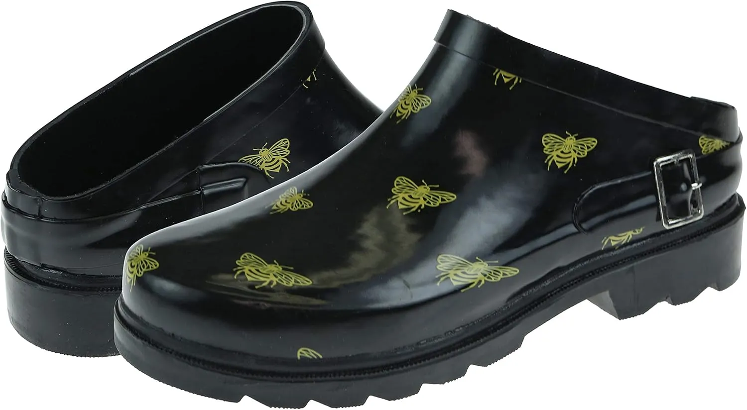 Capelli New York Ladies Modern Printed Slip On Rain Clogs