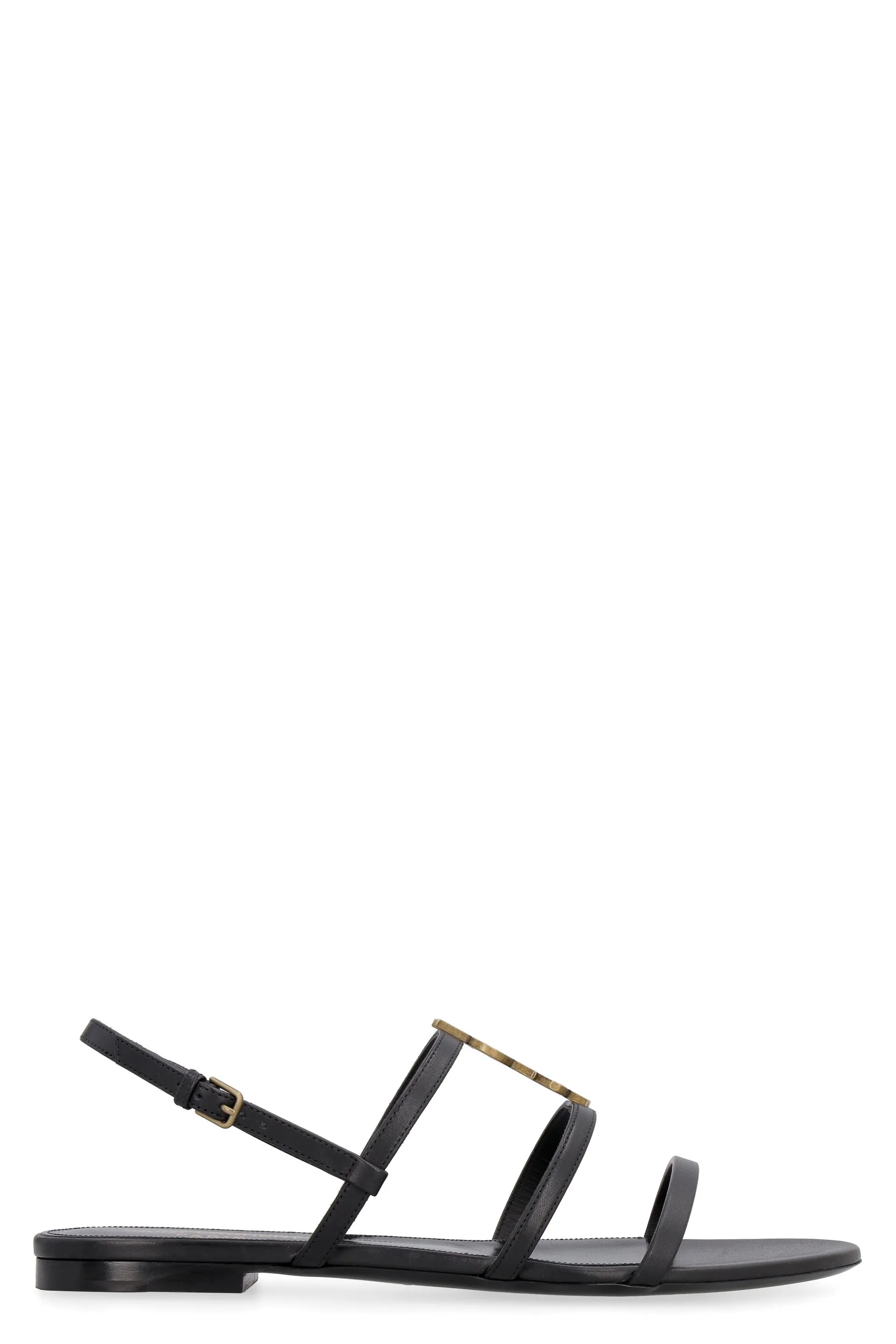 Cassandra leather flat sandals