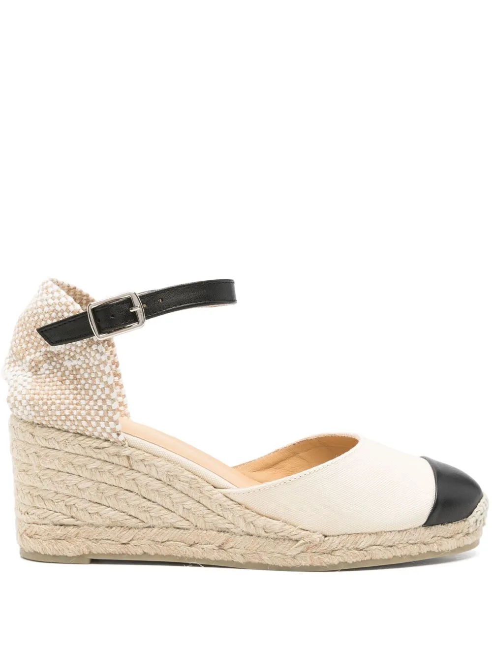 Castaner White Flat Espadrilles