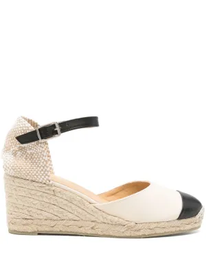 Castaner White Flat Espadrilles