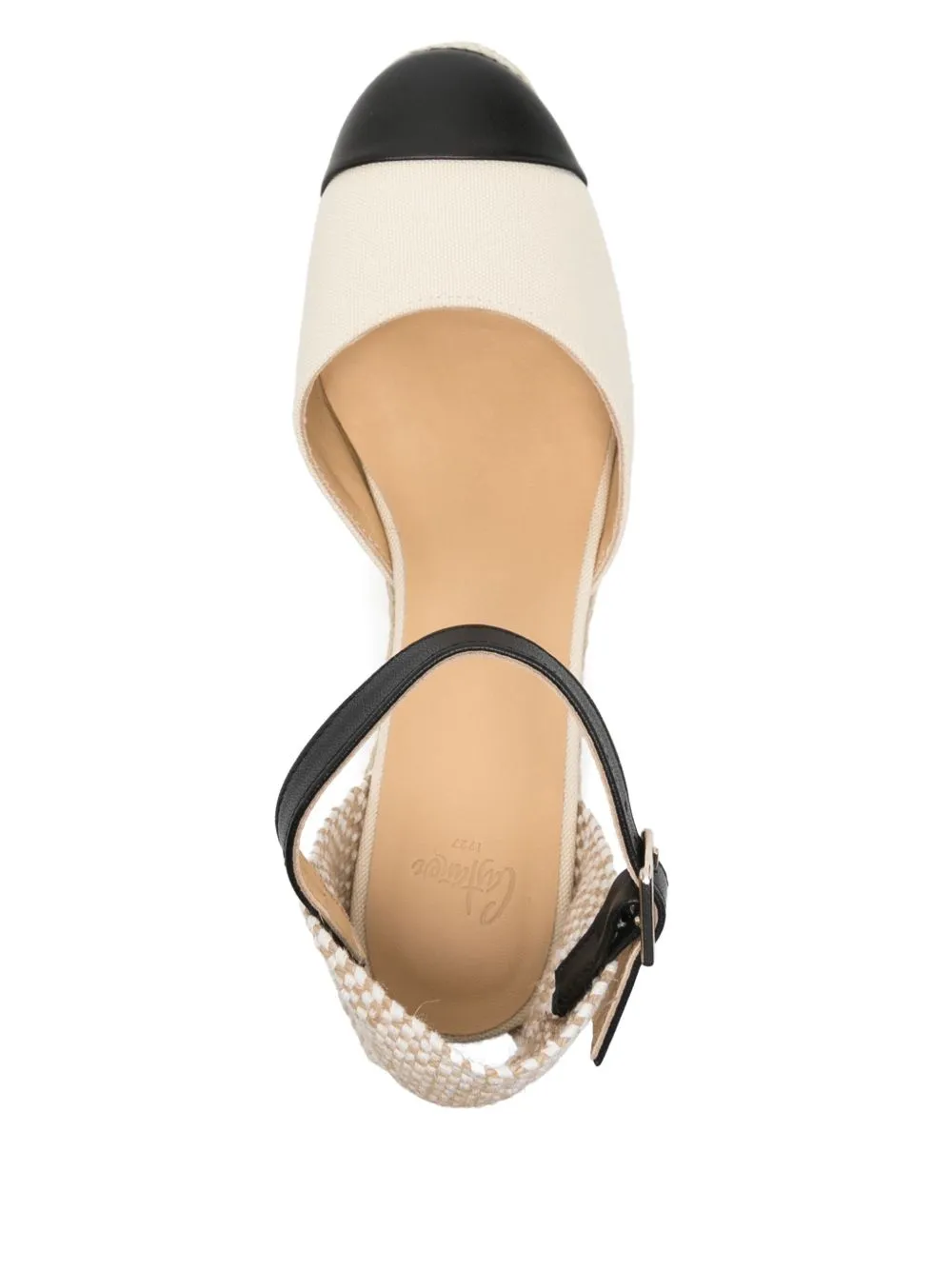 Castaner White Flat Espadrilles